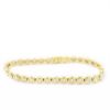 Picture of 18k Yellow Gold Brilliant Diamond Bezel Bracelet