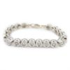 Picture of 14k White Gold Brilliant Bezel Set Diamond Bracelet