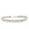 Picture of 14k White Gold Bezel Set Diamond Bracelet