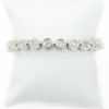 Picture of 14k White Gold Bezel Set Diamond Bracelet