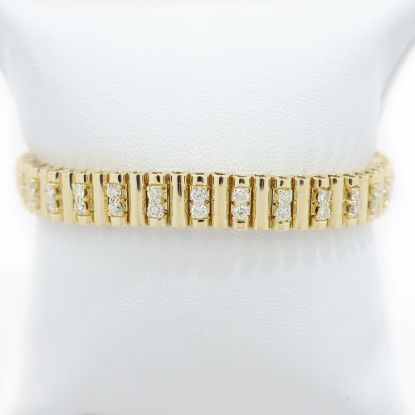 Picture of 14k Yellow Gold Diamond Bracelet