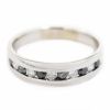 Picture of 14k White Gold Diamond & Sapphire Ring Band