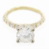 Picture of 14k Yellow Gold Brilliant Diamond Ring