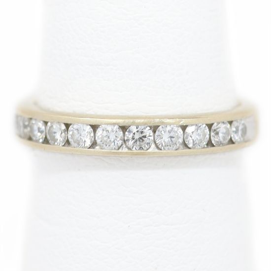 Picture of 14k White Gold Diamond Band
