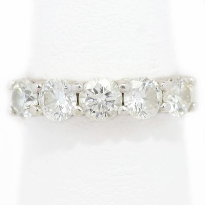 Picture of 14k White Gold Diamond Band