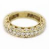 Picture of 14k Yellow Gold Brilliant Diamond Filigree Ring Band