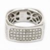 Picture of 14k White Gold Brilliant Micro Pavé Set Diamond Men's Ring