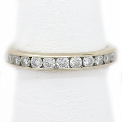 Picture of 14k White Gold Diamond Band