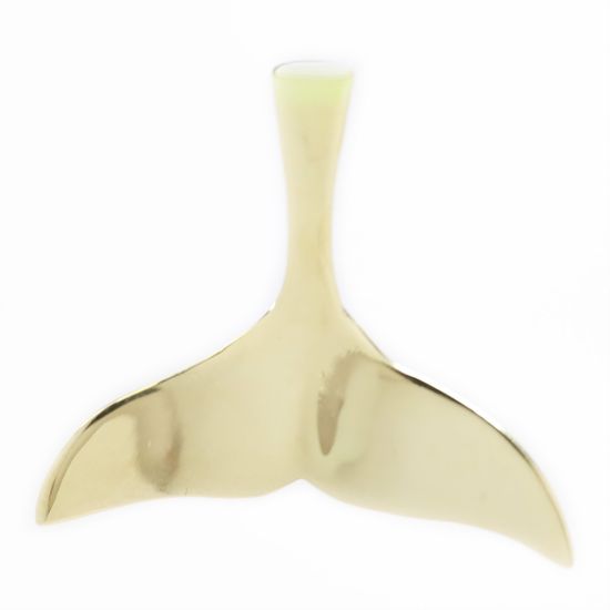 Picture of 14k Yellow Gold Dolphin Tail Pendant
