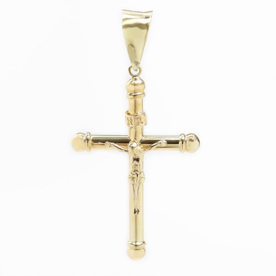 Picture of 14k Yellow Gold Crucifix Pendant