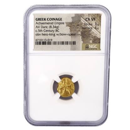 Picture of Achaemenid Empire Gold Daric | 5th Century BC | NGC Ch VF