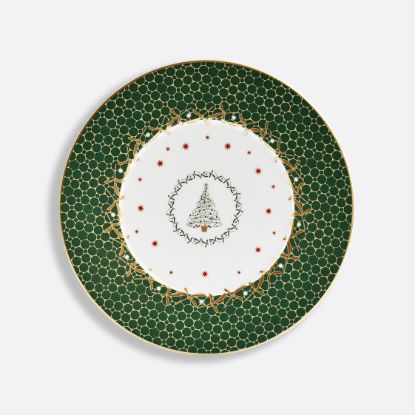Picture of New Salad/Dessert Plate 8.5", Green Tree