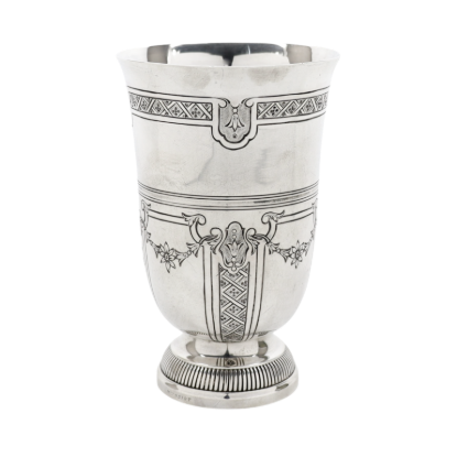 Picture of Antique French .950 Silver Footed Vase
