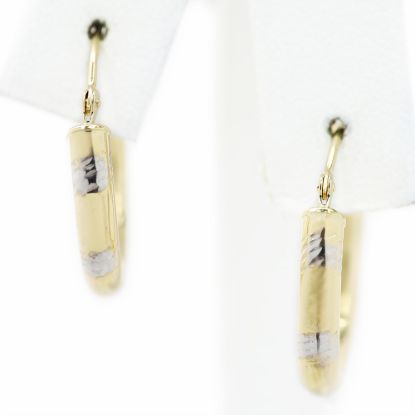 Picture of 14k Yellow Gold Hoop Earrings