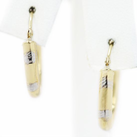 Picture of 14k Yellow Gold Hoop Earrings