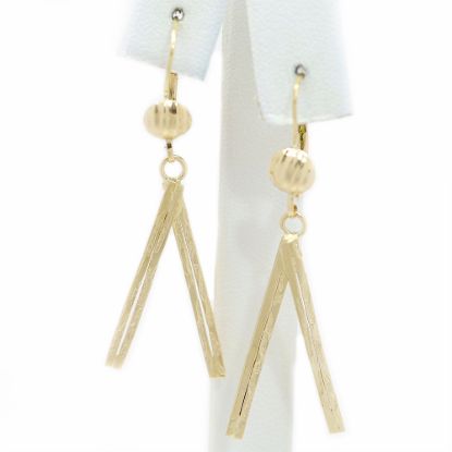 Picture of 14k Yellow Gold Leverback Earrings