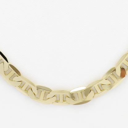 Picture of 14k Yellow Gold Flat Mariners Link Chain