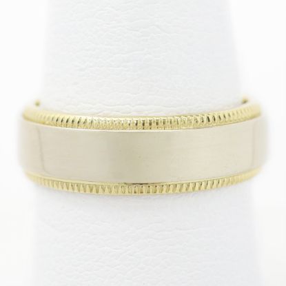 Picture of 14k Two Tone Gold Ring Band