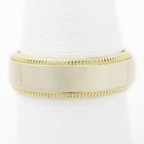 Picture of 14k Two Tone Gold Ring Band