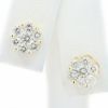 Picture of 14k Yellow Gold Brilliant Diamond Stud Earrings