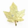 Picture of Tiffany & Co. 18k Yellow Gold Diamond Leaf Brooch