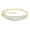 Picture of 14k Two Tone Gold Diamond Bangle Bracelet