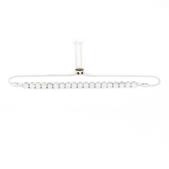 Picture of 14k White Gold Diamond Bracelet