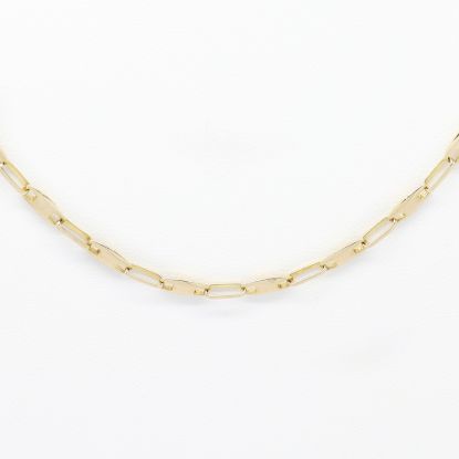 Picture of 14k Yellow Gold Rectangle Link Chain