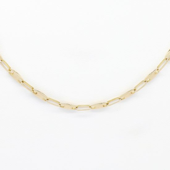 Picture of 14k Yellow Gold Rectangle Link Chain