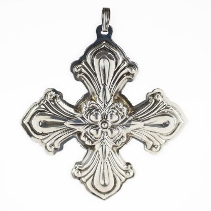 Picture of Sterling Silver 2000 Annual Christmas Cross Ornament, no Box - copy