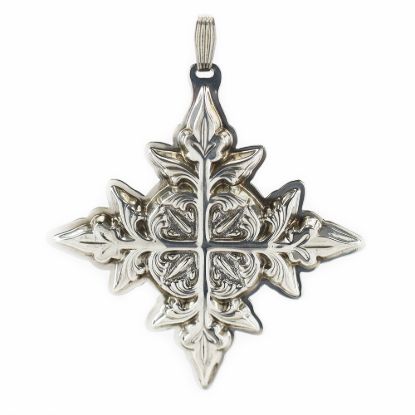 Picture of Sterling Silver 1982 Annual Christmas Cross Ornament, no Box