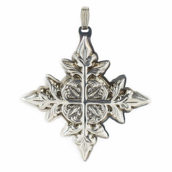 Picture of Sterling Silver 1982 Annual Christmas Cross Ornament, no Box