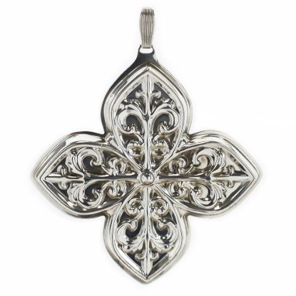 Picture of Sterling Silver 1984 Annual Christmas Cross Ornament, no Box