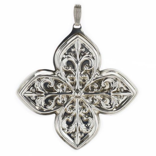 Picture of Sterling Silver 1984 Annual Christmas Cross Ornament, no Box