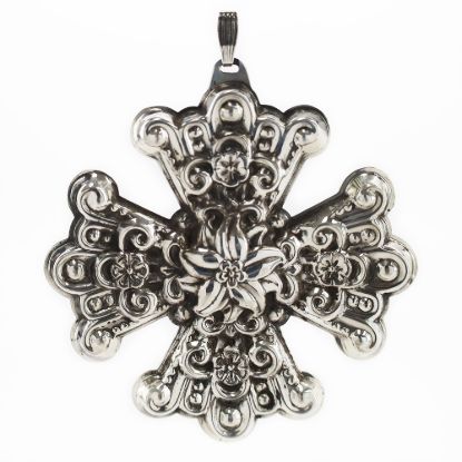 Picture of Sterling Silver 1974 Annual Christmas Cross Ornament, no Box