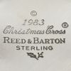 Picture of Sterling Silver 1983 Annual Christmas Cross Ornament, no Box
