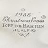 Picture of Sterling Silver 1988 Annual Christmas Cross Ornament, no Box - copy - copy