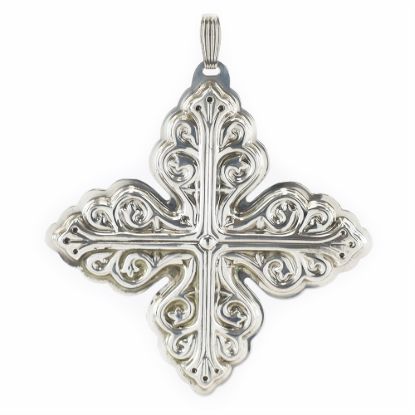 Picture of Sterling Silver 1978 Annual Christmas Cross Ornament, no Box