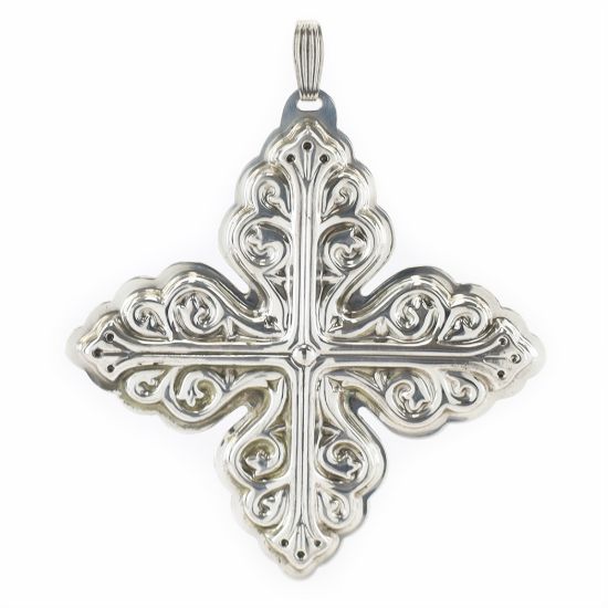 Picture of Sterling Silver 1978 Annual Christmas Cross Ornament, no Box