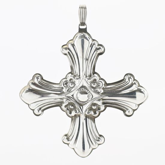 Picture of Reed & Barton Sterling Silver 1985 Annual Christmas Cross Ornament