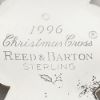 Picture of Reed & Barton Sterling Silver 1996 Annual Christmas Cross Ornament