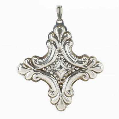 Picture of Sterling Silver 1990 Annual Christmas Cross Ornament, no Box - copy