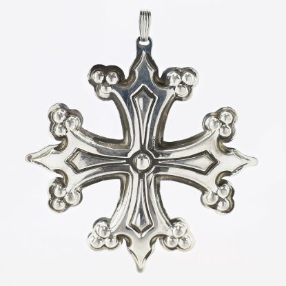 Picture of Sterling Silver 1998 Annual Christmas Cross Ornament, no Box