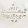 Picture of Reed & Barton Sterling Silver 1987 Annual Christmas Cross Ornament