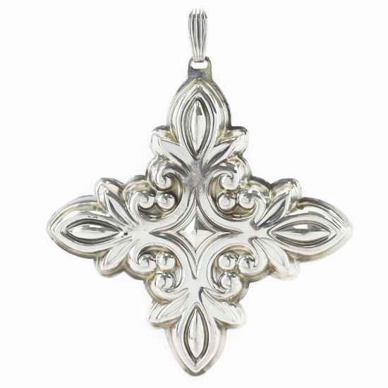 Picture of Reed & Barton Sterling Silver 1987 Annual Christmas Cross Ornament