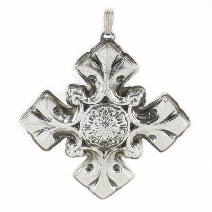 Picture of Sterling Silver 1976 Annual Christmas Cross Ornament, no Box