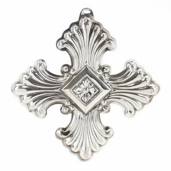 Picture of Sterling Silver 1973 Annual Christmas Cross Ornament, no Box