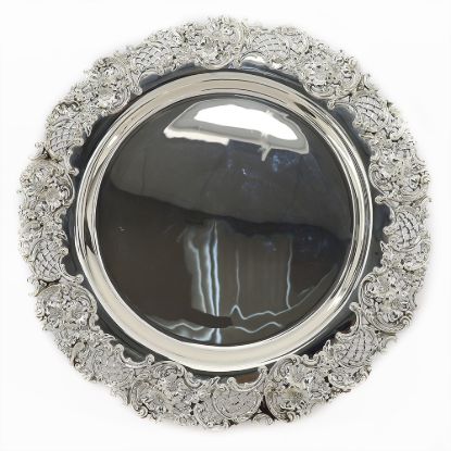 Picture of Sterling Silver Round Reticulated Tray