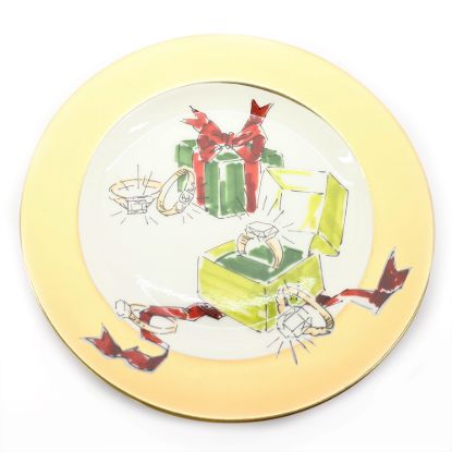 Picture of 'Day 5' Five Golden Rings Plate