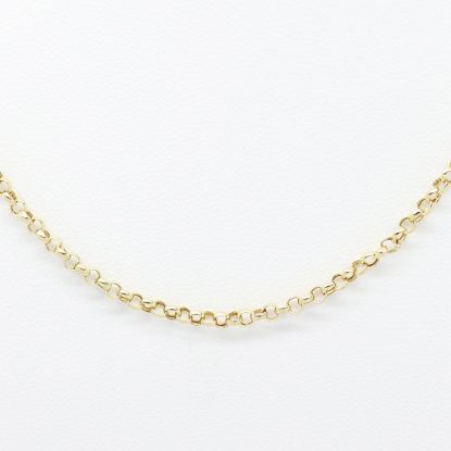 Picture of 18k Yellow Gold Rolo Chain
